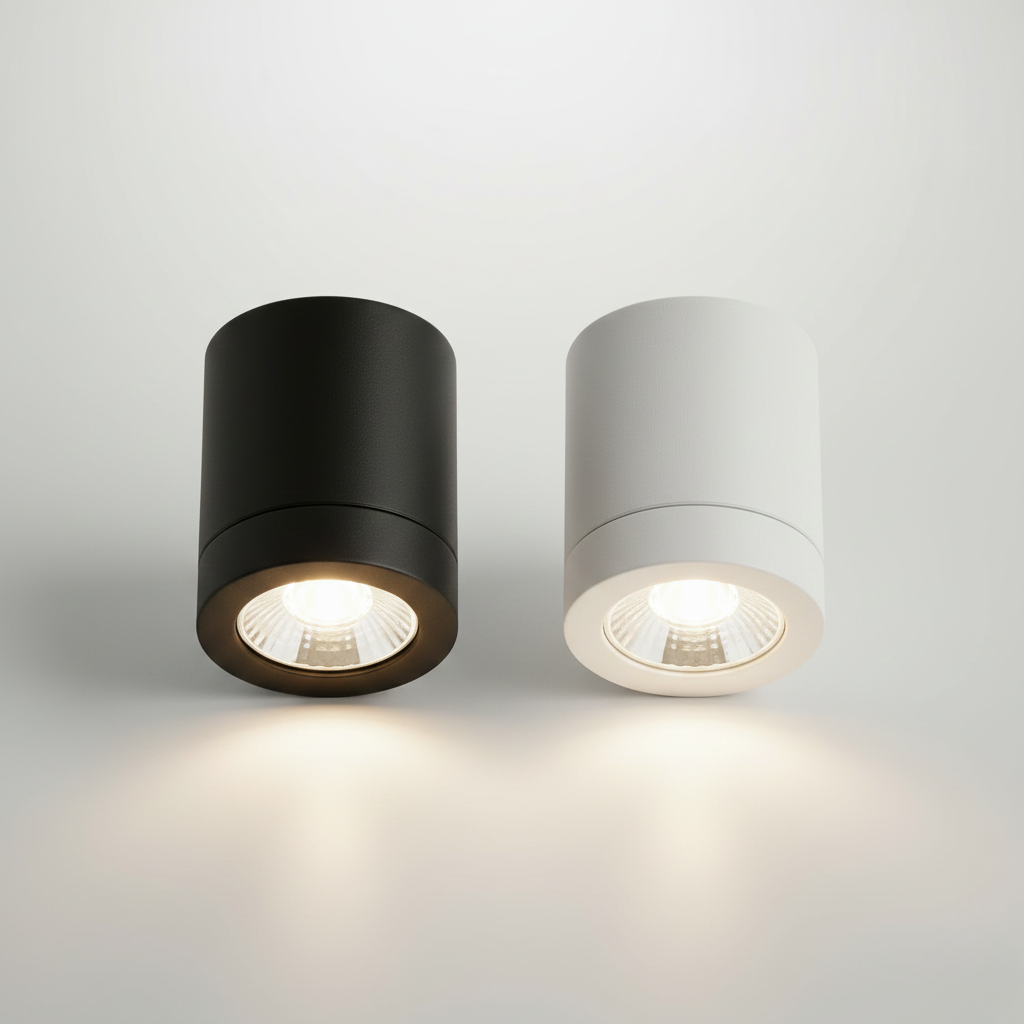 PVD8R Mini Decorative Surface Mount Cylinder Downlight , 3W