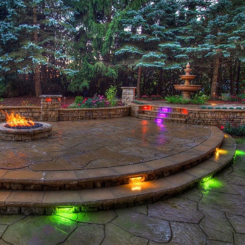 7" RGB+CCT Hardscape LED Light