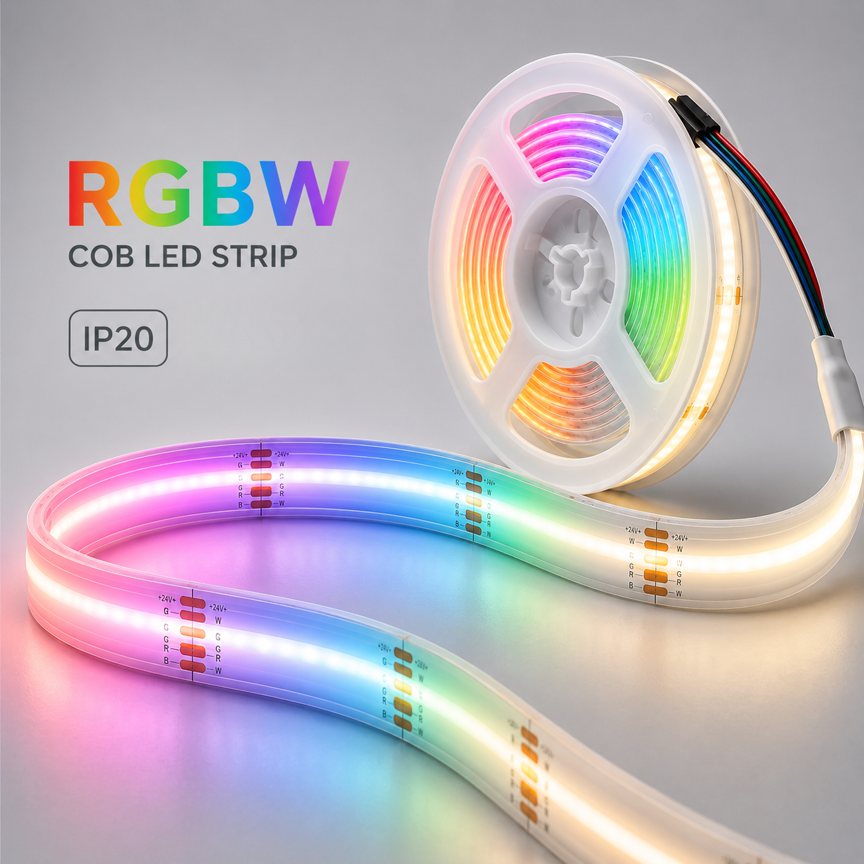 IP20 RGBW COB LED Strip