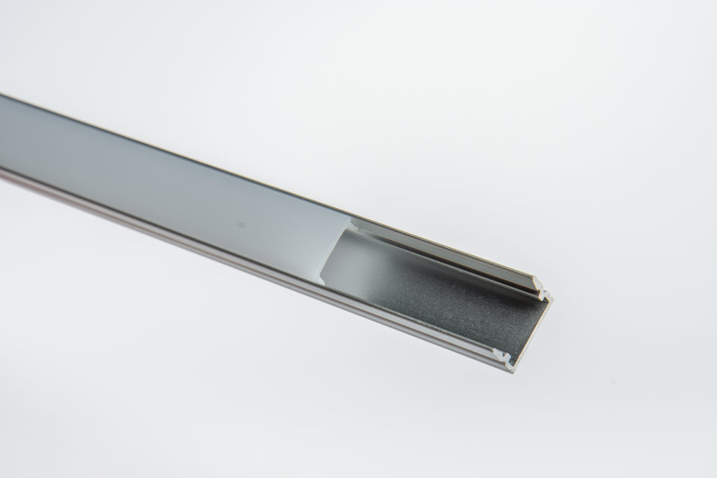 0.5" Surface Mount Aluminum Profile (10.3mm Channel)