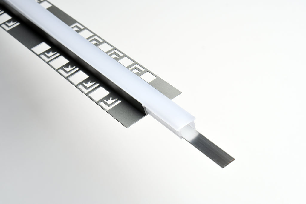 360° Waterproof Diffuser Trim less Pre-Drywall & Landscape LED Profile (Inside 10.6mm Channel)
