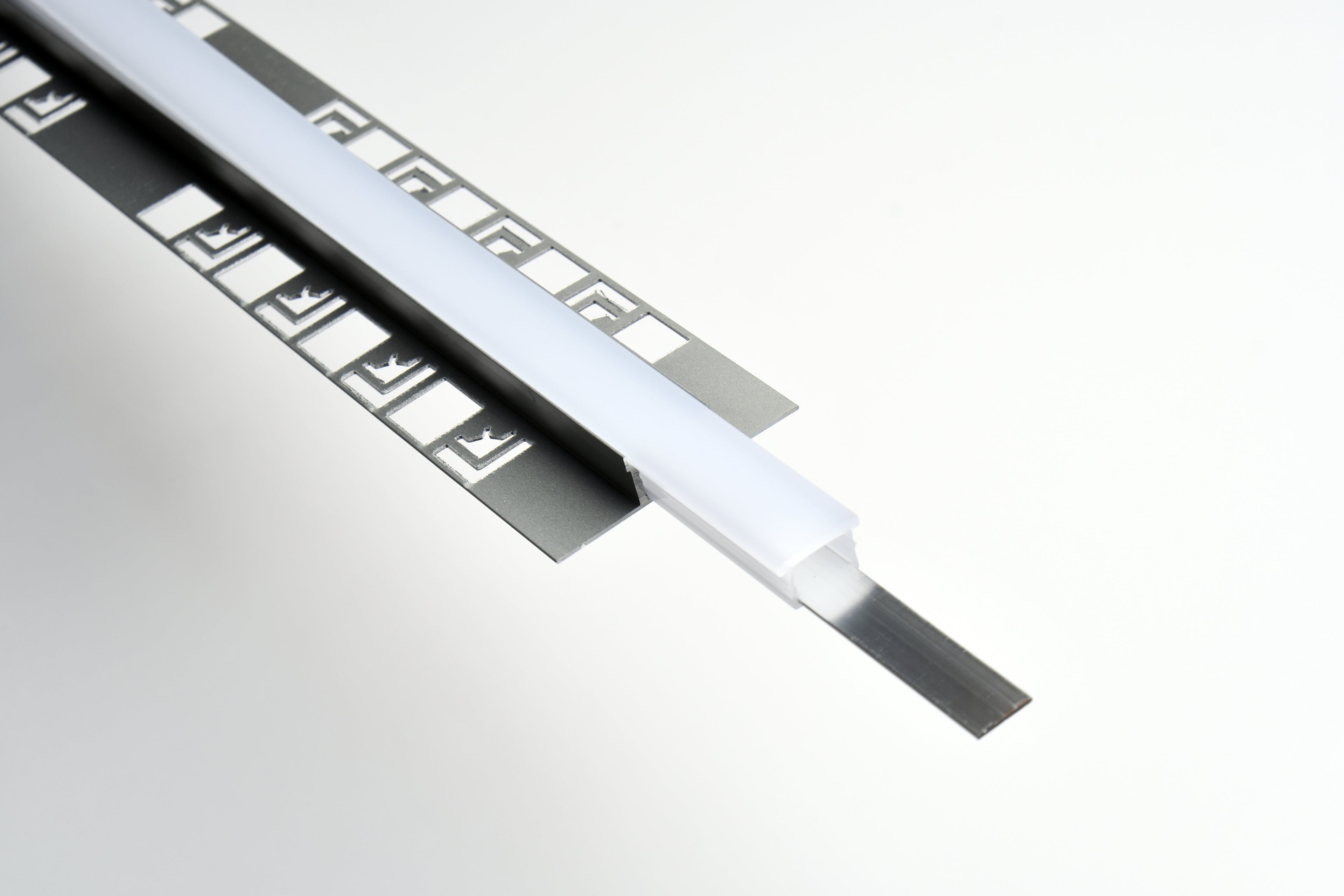 360° Waterproof Diffuser Trim less Pre-Drywall & Landscape LED Profile (10.6mm Channel)