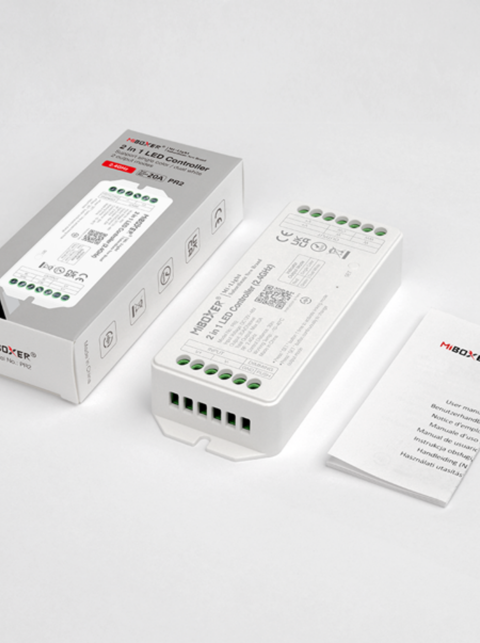 Smart LED Strip Transponder  WiFi + Bluetooth (Tuya), 2-in-1 Single Color & and CCT changeable, PVAC-F30