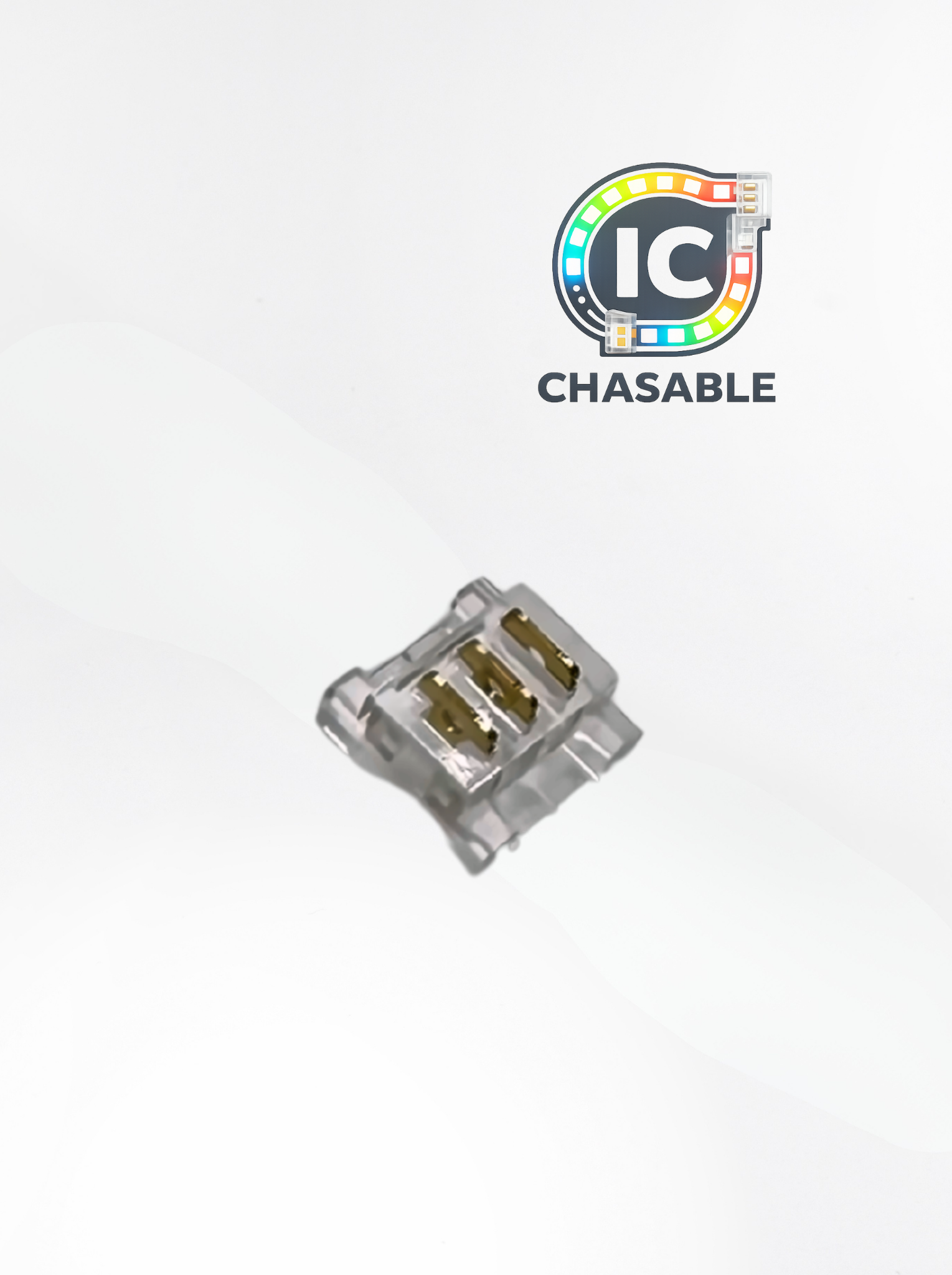 SMD Addressable Strip-to-Strip Connector , 3-Pin (Running IC), PVAC-F53