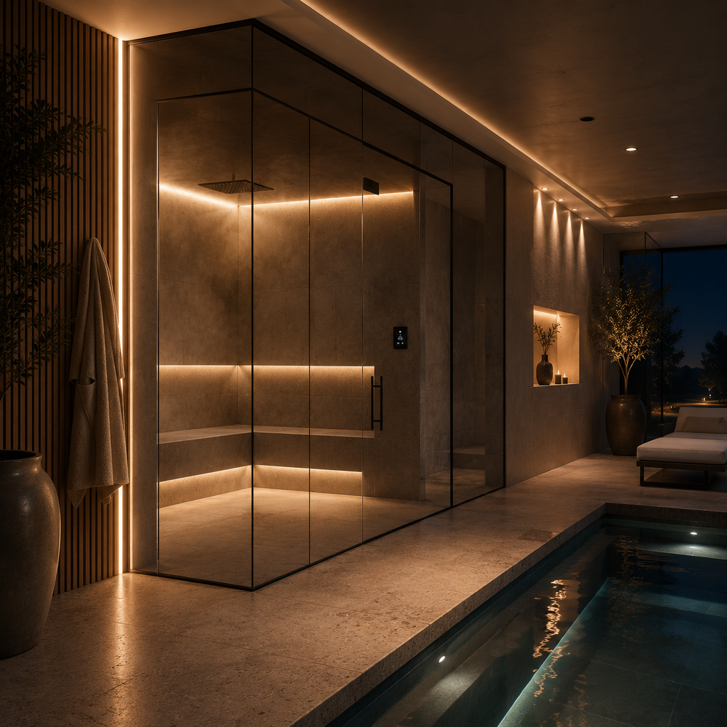 360° Waterproof Diffuser Trim less Pre-Drywall & Landscape LED Profile (Inside 10.6mm Channel)