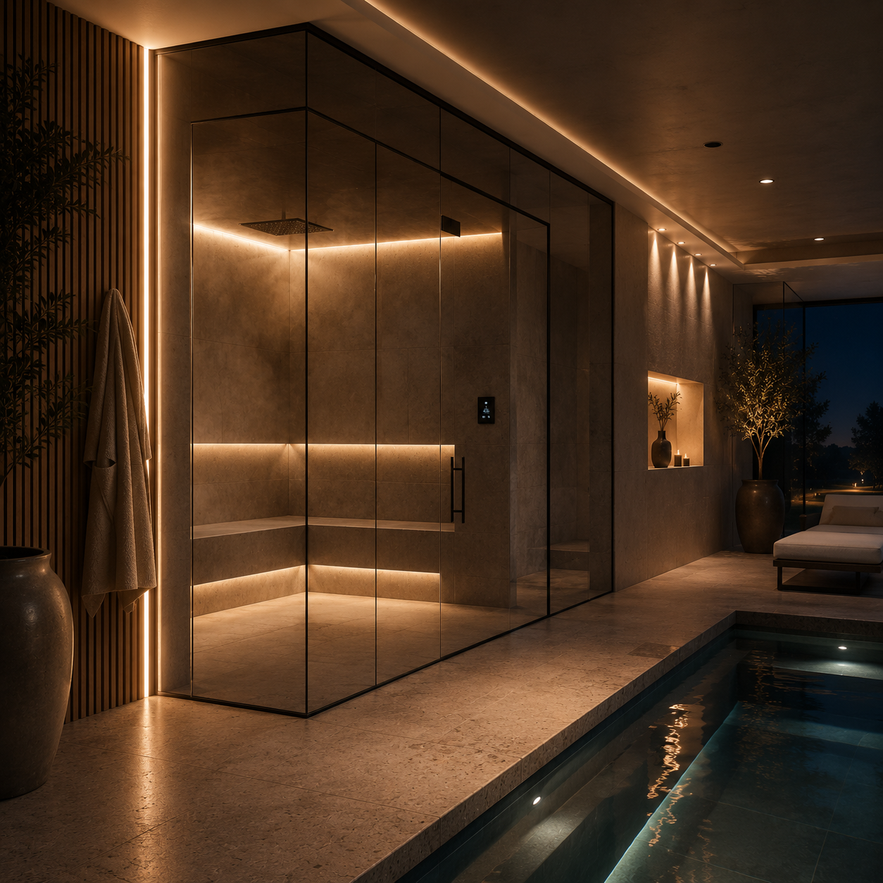 360° Waterproof Diffuser Trim less Pre-Drywall & Landscape LED Profile (Inside 10.6mm Channel)