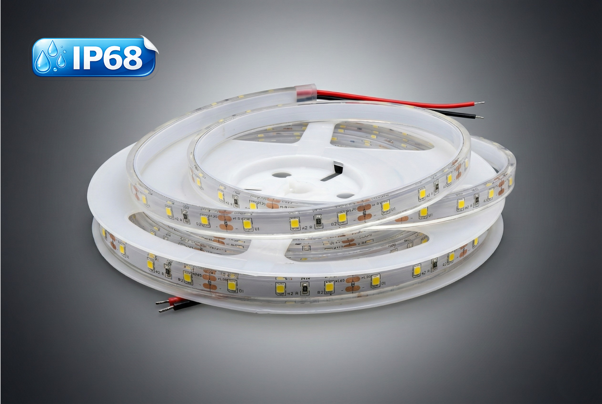Single IP68 Color SMD LED Strip, 180 LEDs/m